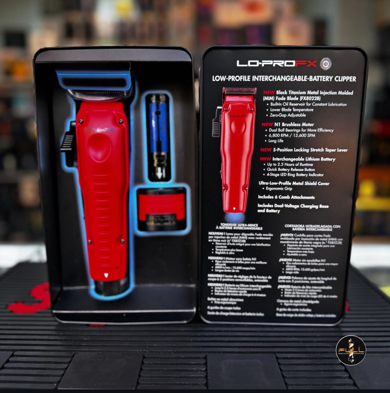 BABYLISS MÁQUINA LO PRO FX ONE RED