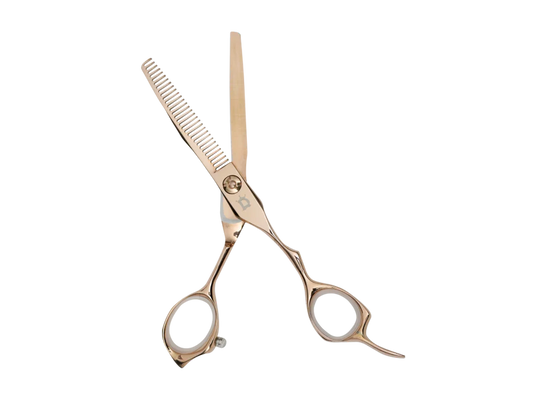 DELUXELINE KIT DE TIJERAS ORO ROSADO 6”