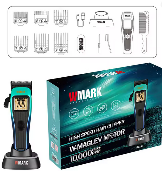 Wmark X1 Edición Especial Polar Cortadora De Cabello 10.000 RPM