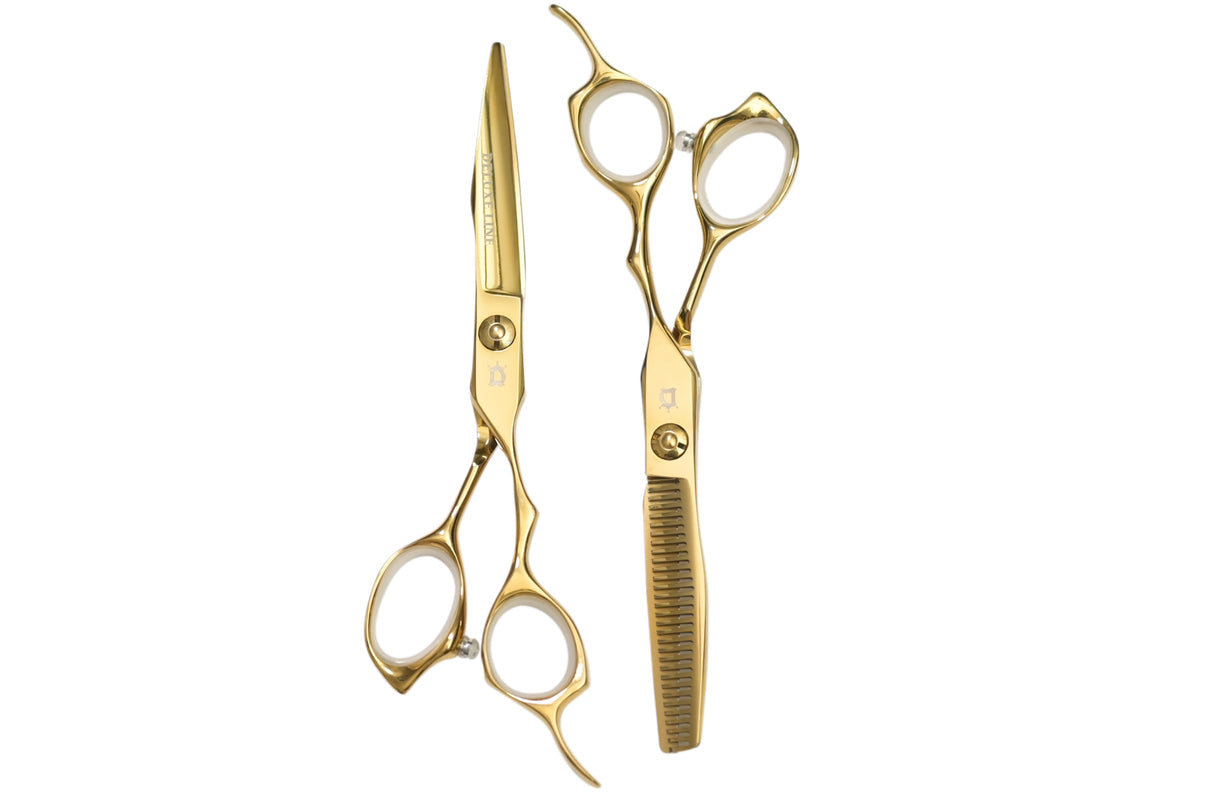 DELUXELINE KIT DE TIJERAS GOLD
