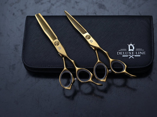 DELUXELINE KIT DE TIJERAS GOLD