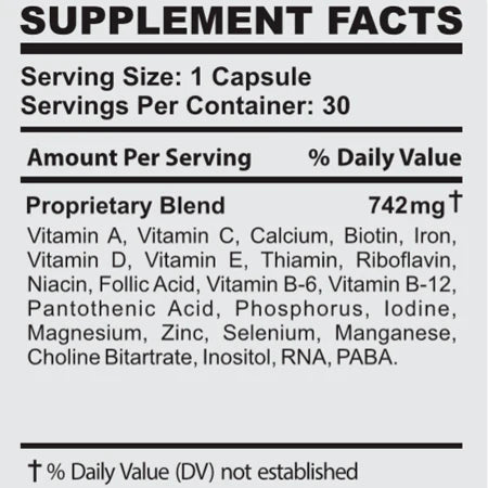 MULTIVITAMÍNICO PREMIUM REGENERADOR DE FOLÍCULOS / 30 CÁPSULAS