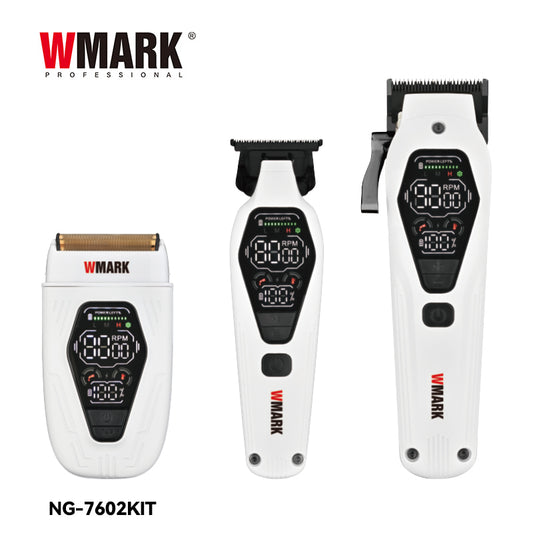 WMARK NG-7602KIT Kit de barbero de alta velocidad