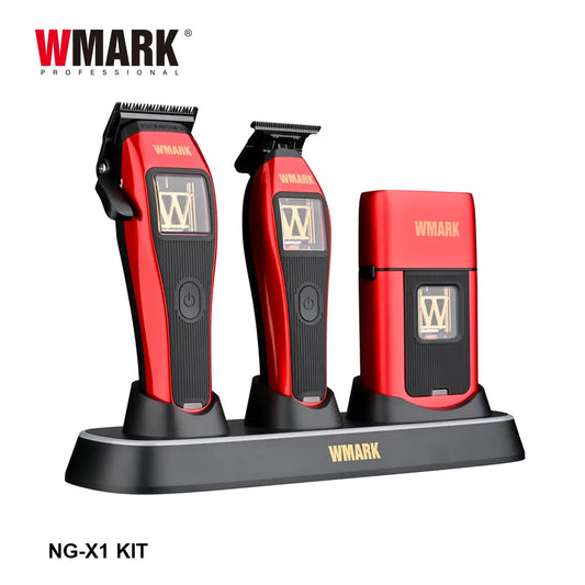 WMARK NG-X1 KIT Kit de barbero con motor vectorial profesional