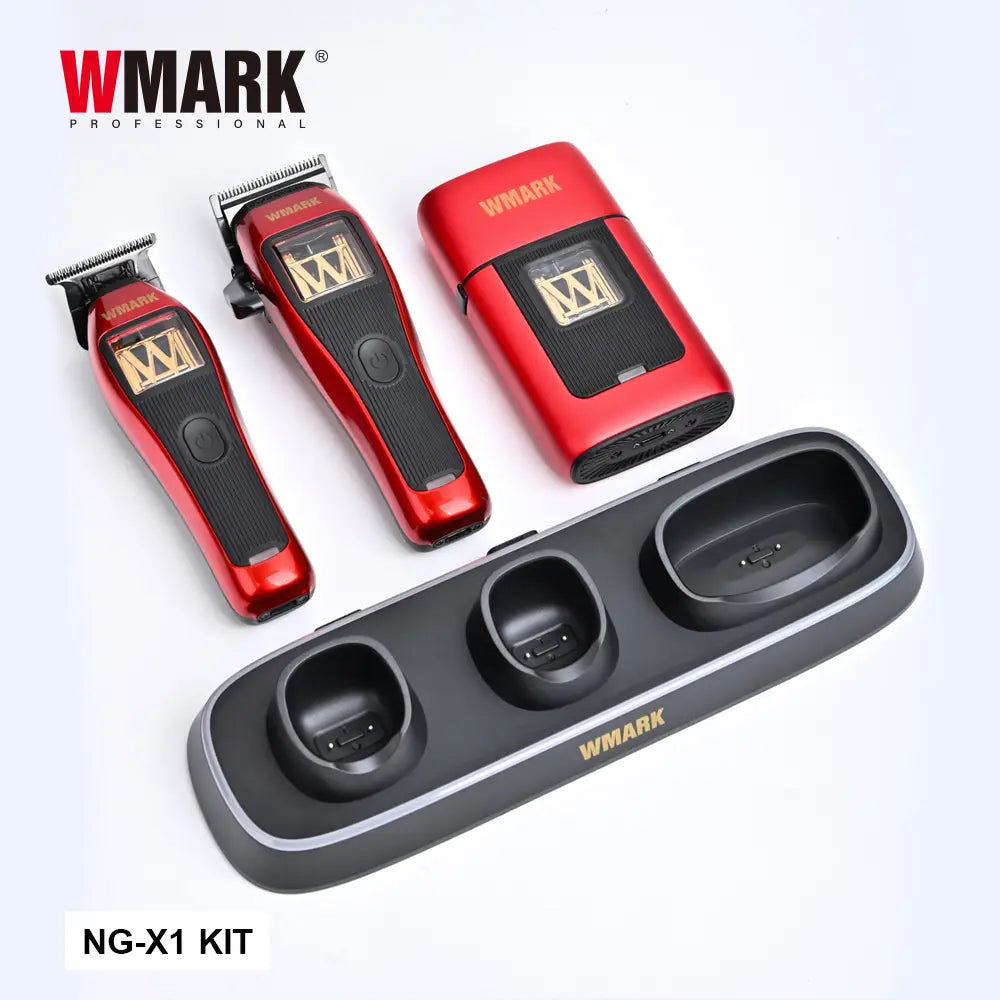 WMARK NG-X1 KIT Kit de barbero con motor vectorial profesional