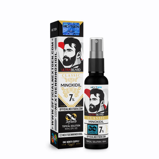 MINOXIDIL NEXTGEN ULTRABEARD CLASSIC 7% BARBA ÚLTIMA GENERACIÓN INFIITE / 60ML