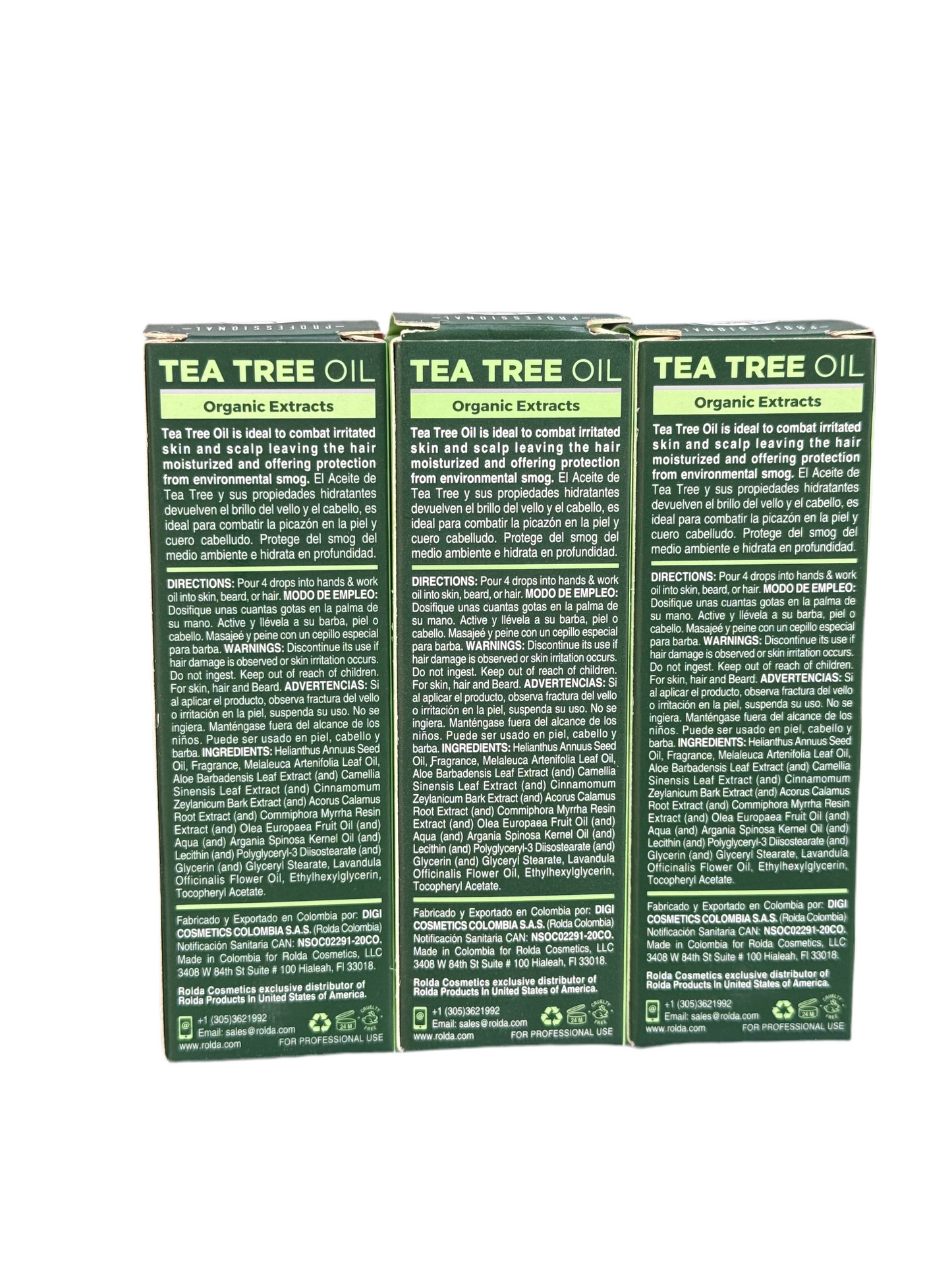 ROLDA ACEITE PARA BARBA TEA TREE