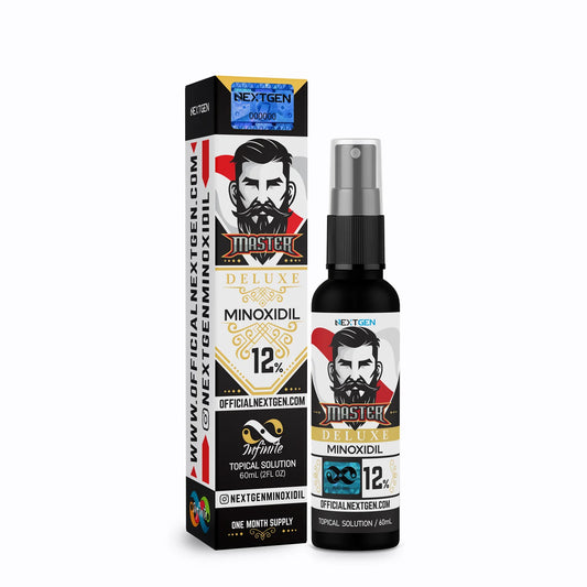 MINOXIDIL NEXTGEN MASTER 12% CABELLO Y BARBA ÚLTIMA GENERACIÓN INFINITE / 60ML