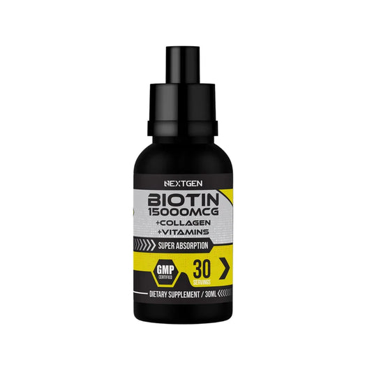 BIOTINA 15000MCG CONSUMO ORAL CON COLÁGENO Y VITAMINAS / 30ML