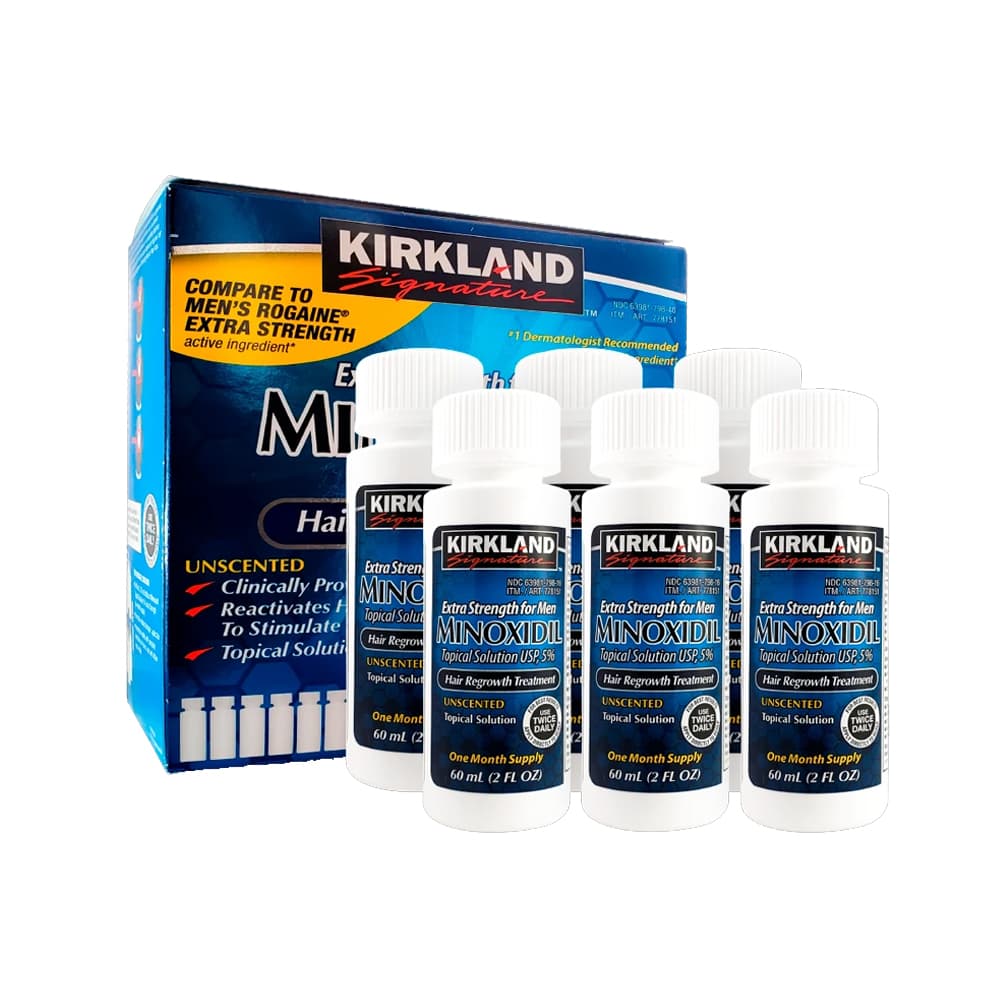 KIRKLAND MINOXIDIL CAJA X6