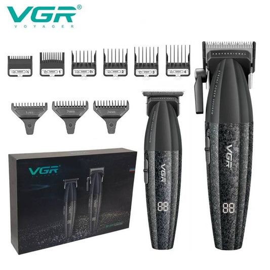 VGR COMBO MAQUINA Y PATILLERA v-640 negra