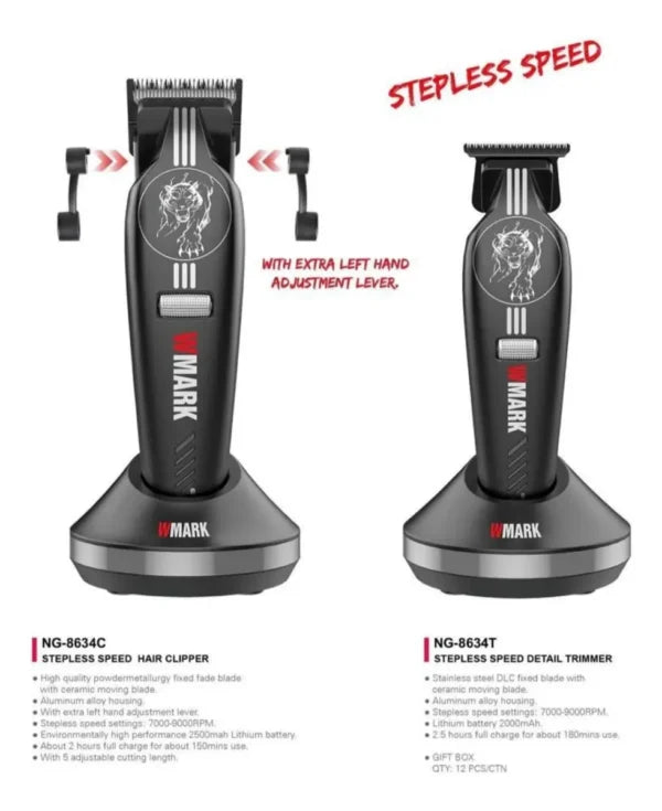 WMARK COMBO MÁQUINA  PATILLERA 8634