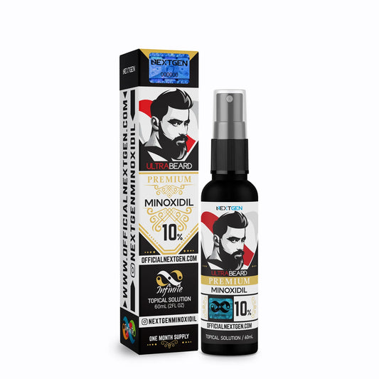 MINOXIDIL NEXTGEN ULTRABEARD PREMIUM 10% BARBA ÚLTIMA GENERACIÓN INFINITE / 60ML